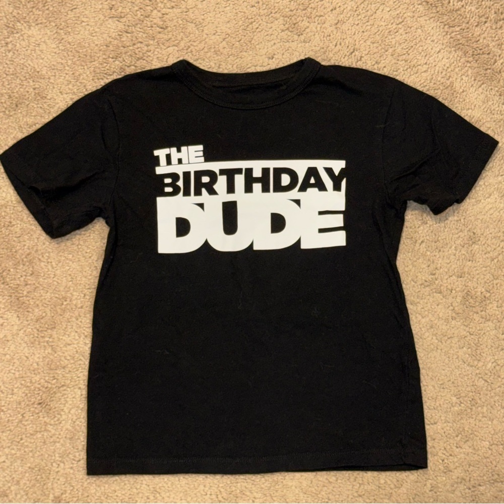 Birthday Dude T-Shirt - Size 4
